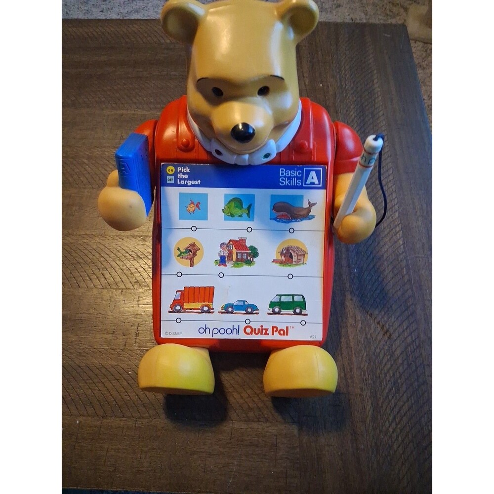 Vintage 1986 Shellcore Winnie The Pooh Oh Pooh Quiz Pal